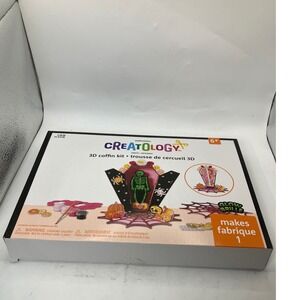 Creatology Halloween 3D Coffin Kit DIY Craft Activity Spooky‎ Skeleton